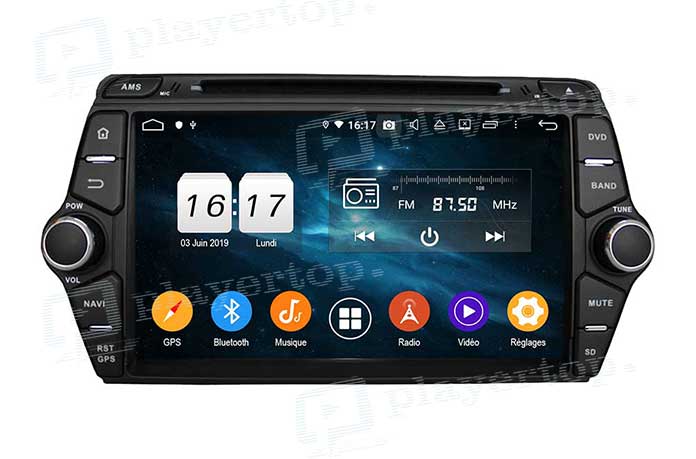 poste voiture bluetooth gps